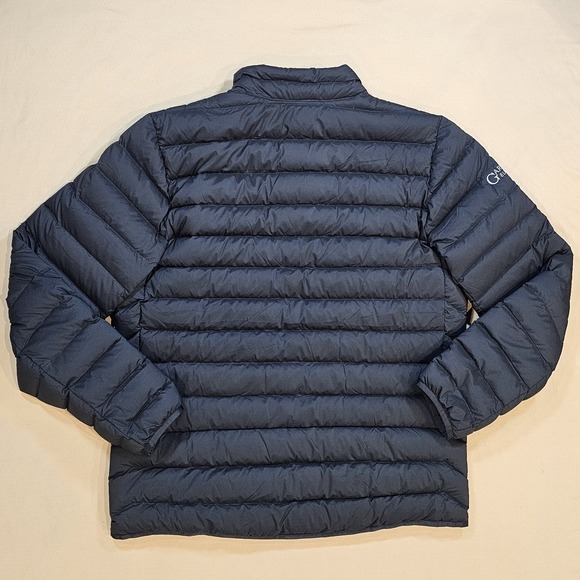 Mountain Hardwear Mens XL Deloro Down Jacket Black Full Zip 650 Fill Embroidered - Picture 14 of 15